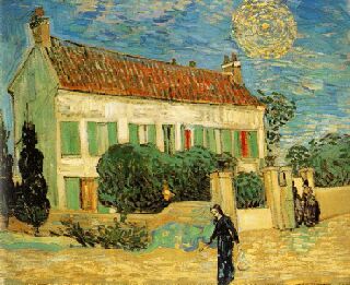 The White House at Night by Van Gogh